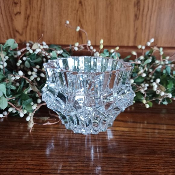 Source Unknown Other - Beautiful Cut Glass/Crystal Votive Candle Holder, excellent condition